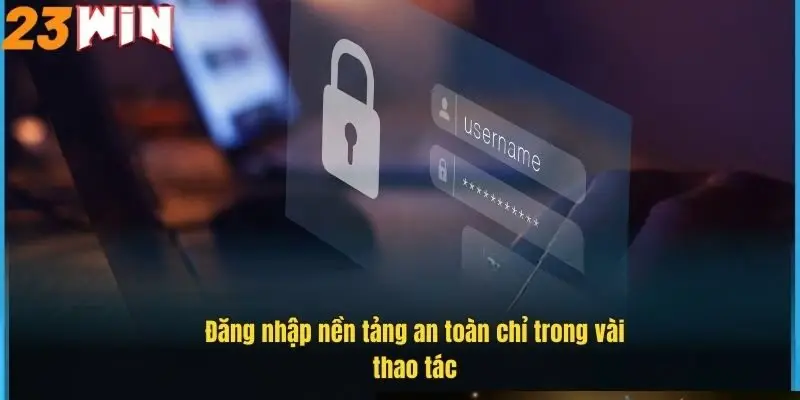 Đăng Nhập 23Win Dễ Dàng - Hướng Dẫn Chi Tiết Từng Bước 3 dang-nhap-nen-tang-an-toan-chi-trong-vai-thao-tac