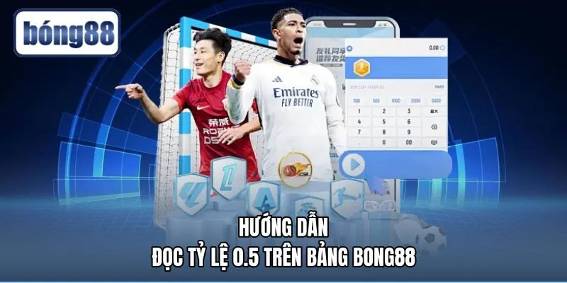 Tra cứu kèo 0.5 là gì trên bảng tỷ lệ Bong88