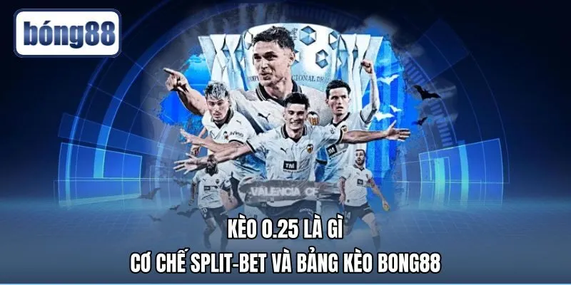 Kèo 0.25 Là Gì - Cơ Chế Split-Bet Và Bảng Kèo Tại Bong88